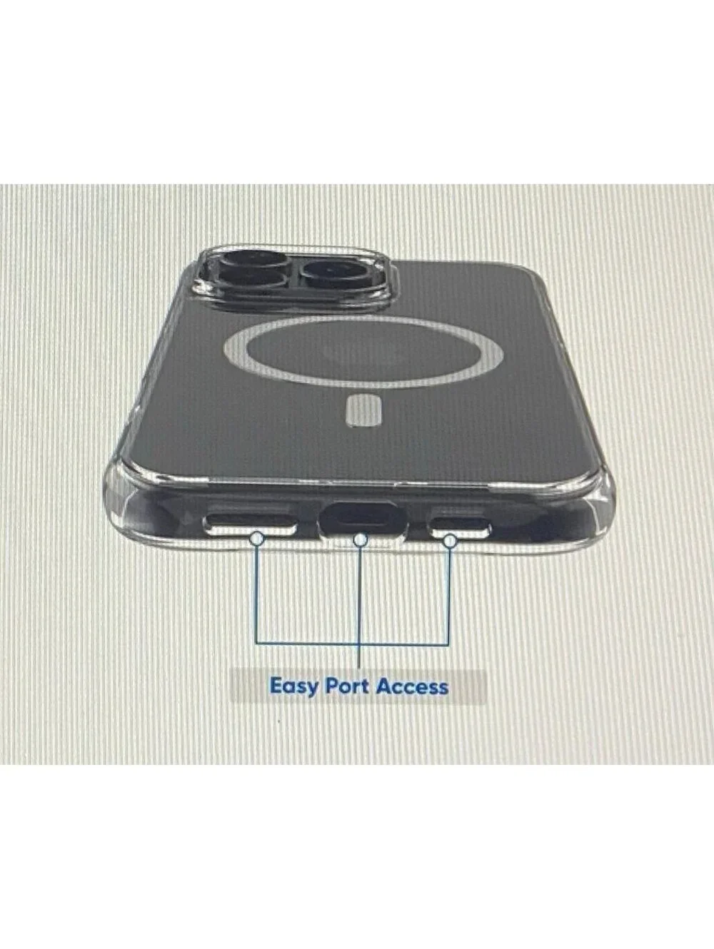 Onn Case for iPhone 16 Pro Max Clear